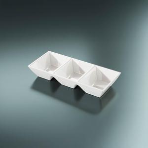Modern Triple-Compartment Serving Dish