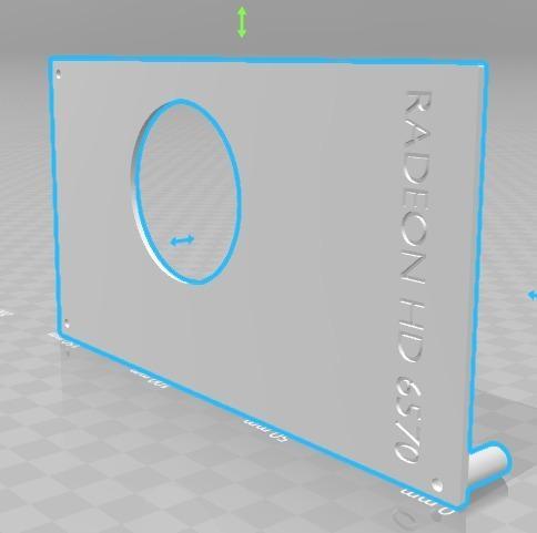 XFX AMD RADEON HD 6570 Shroud and Fan Decal