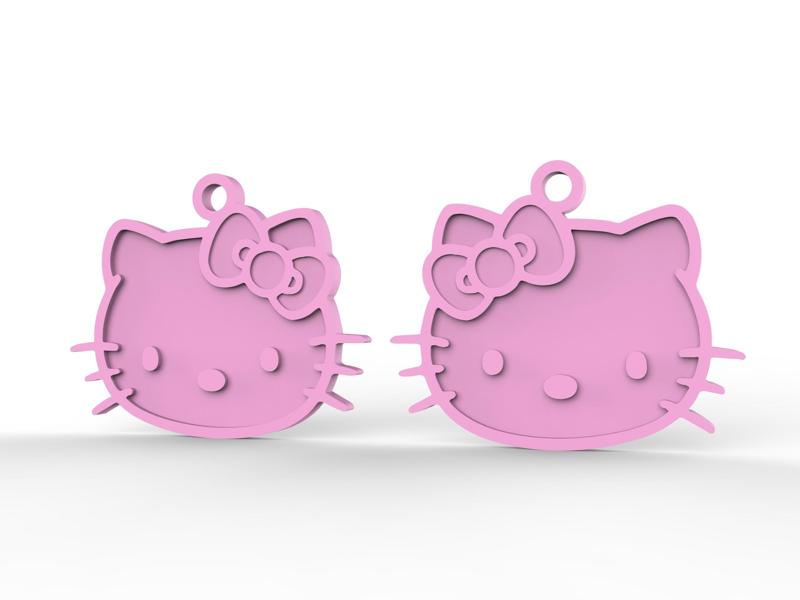 Hello KItty Earrings