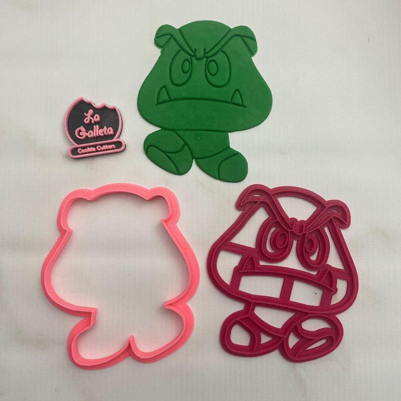 Mega Goomba Super Mario Bross Stamp Cutter