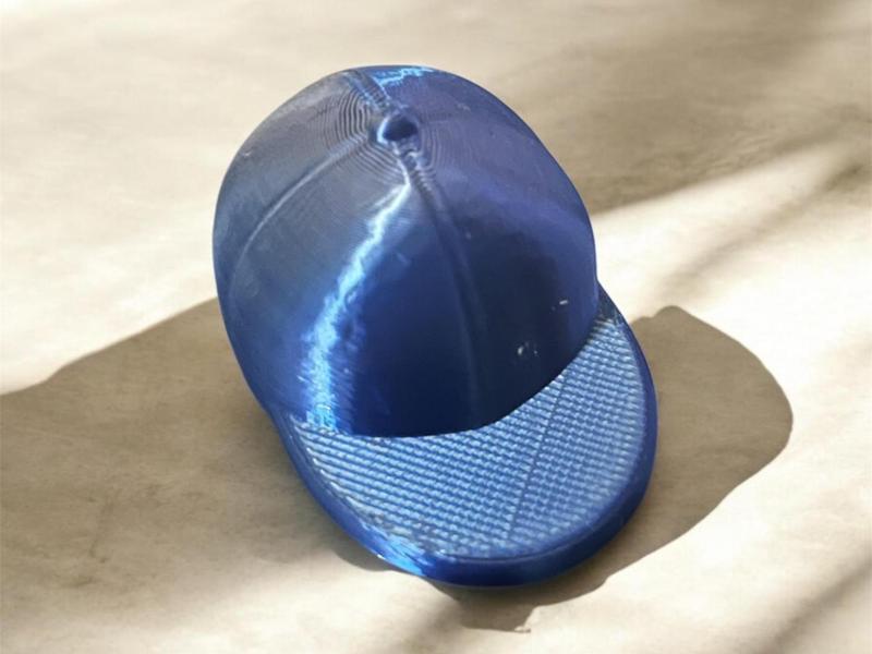 Flat Bill Nation Ball Cap Keychain