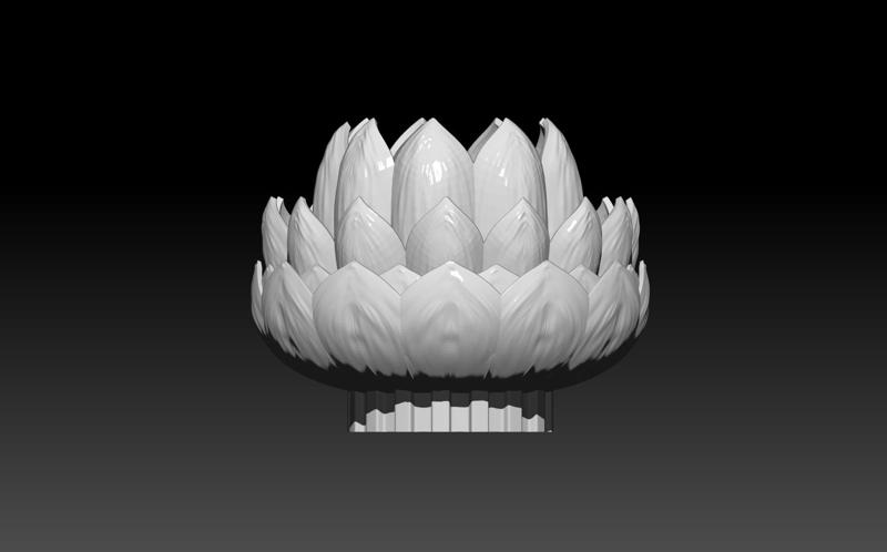 Lotus candle holder (3 stand options)