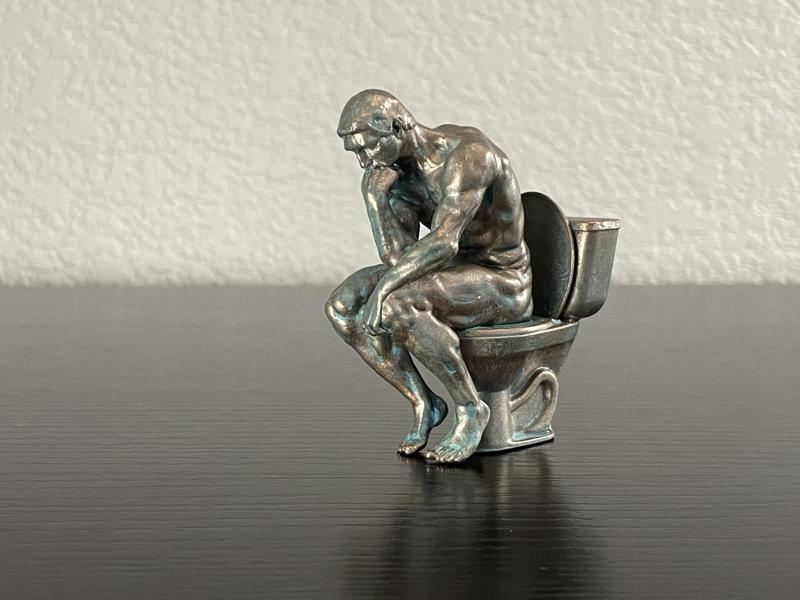 The Thinker - Toilet Edition