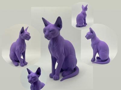 Sphynx Cat Bust / Sculpture