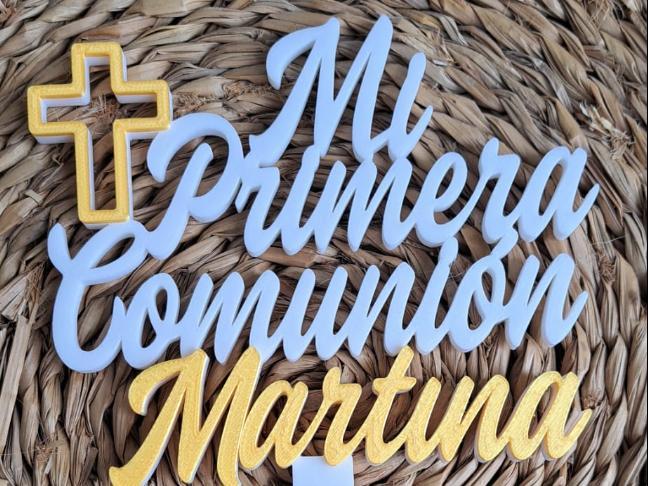 Communion Cake Topper