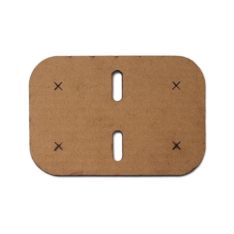 LASER CUT DOUBLE STRAP for CARDBOARD