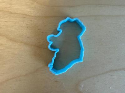 Ireland country outline with Northern Ireland
