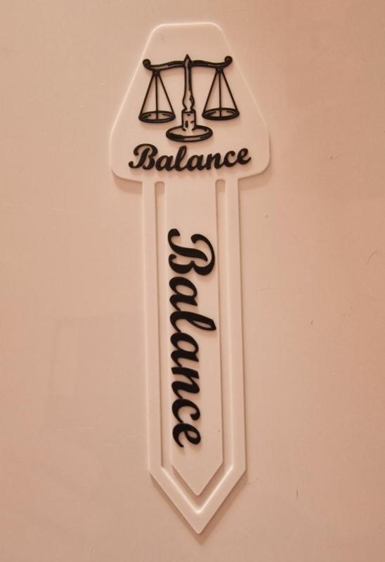 marque page zodiaque balance