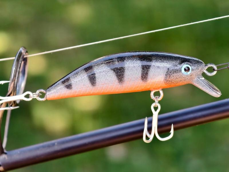 Print->Knot->Fish! Easiest Minnow fishing lure