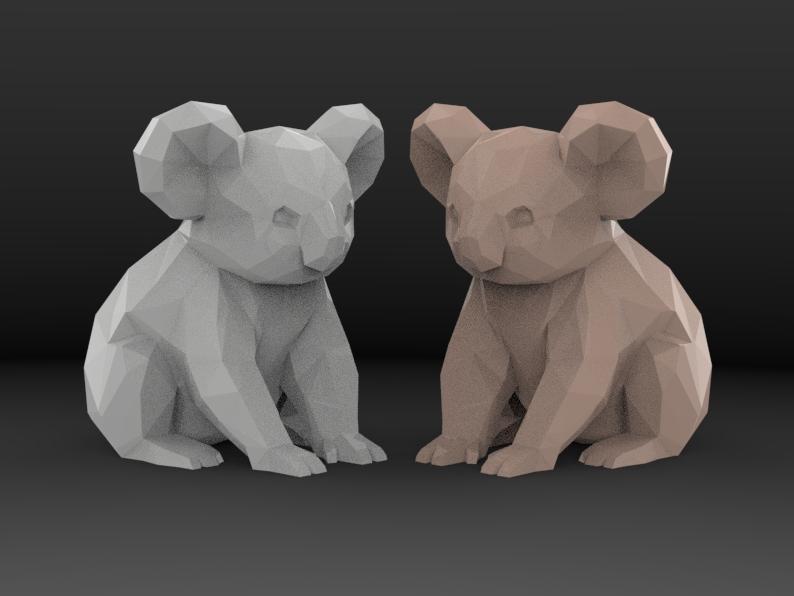 Low-poly Koala (AMS)