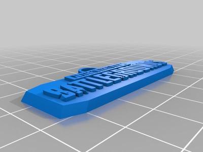 PLAYERUNKNOWN'S BATTLEGROUNDS keychain