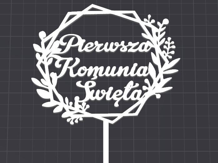 First Holy Communion Cake Topper