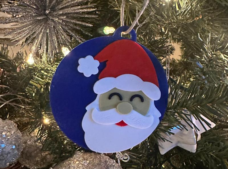 Santa Christmas Ornament