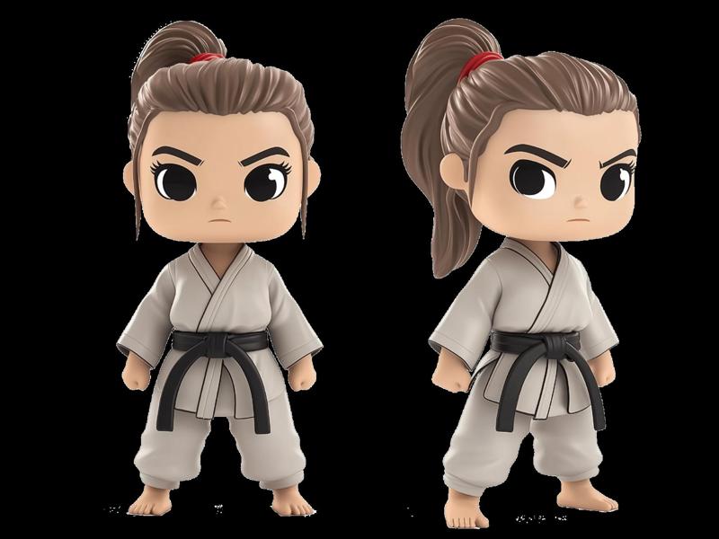 Karate girl Figure - Funko Pop Style