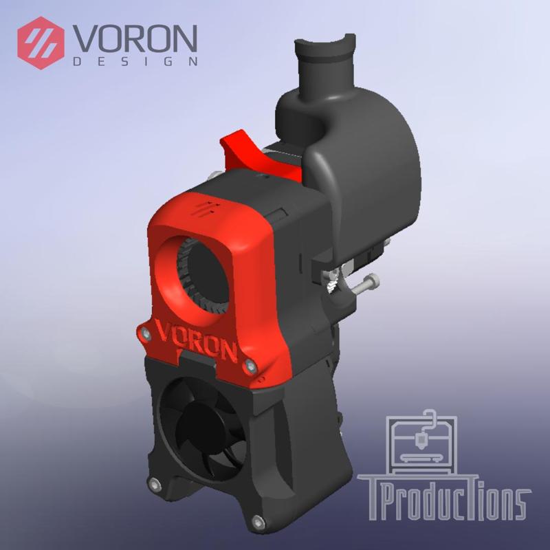 Stock Ender 5 Plus + Voron Afterburner - Cable cover Solution