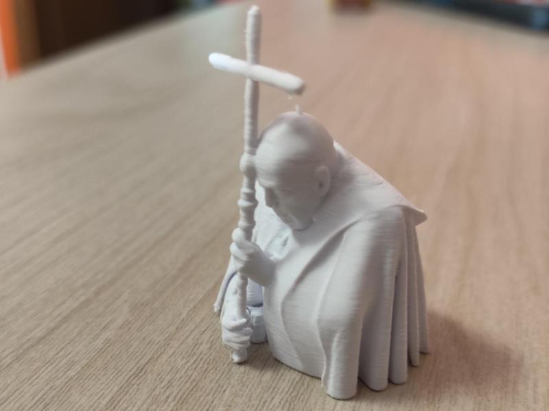 Statue of Pope Francis