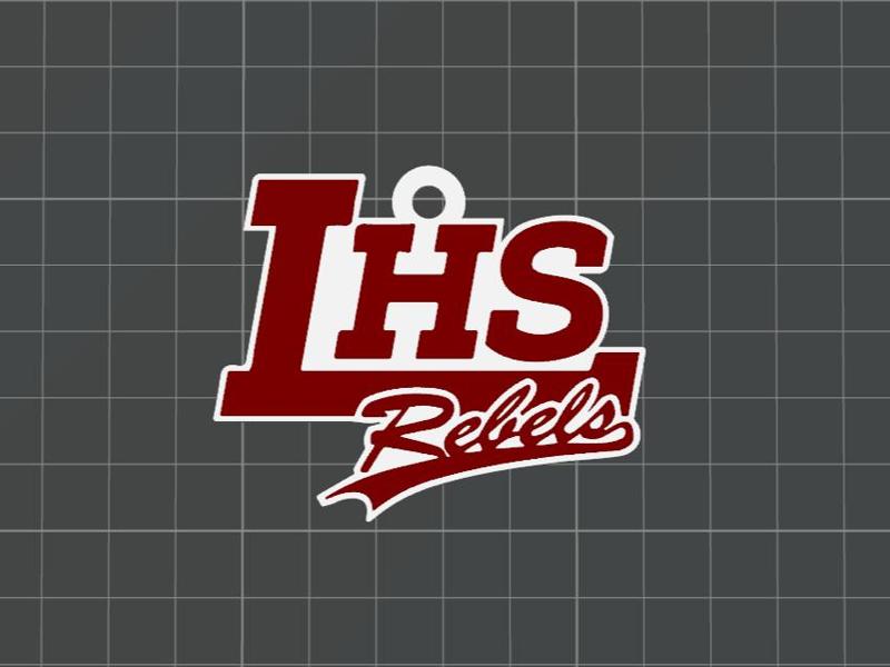 LHS Rebels Keychain / Necklace