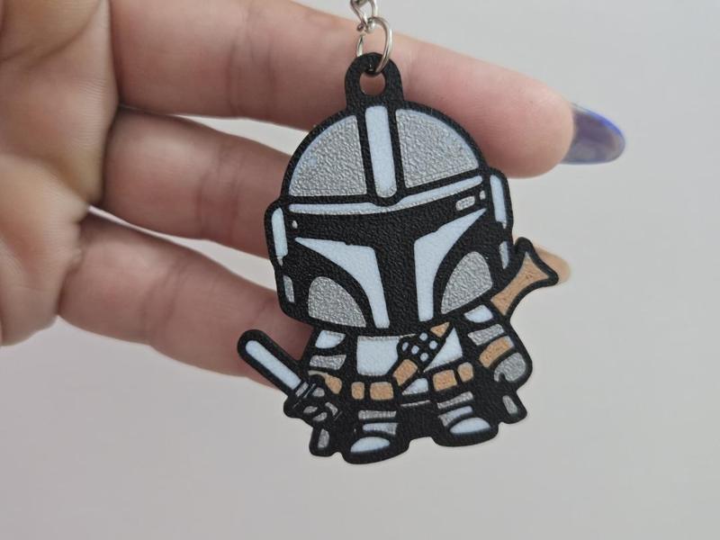 mandaloriam keychain
