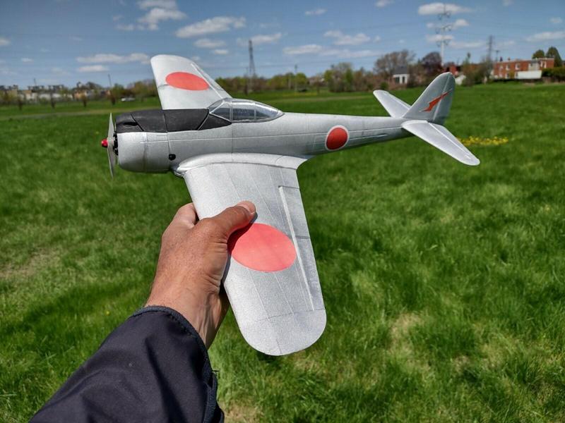 Ki-43-II Hayabusa/Oscar WWII fighter 600mm (L3D)