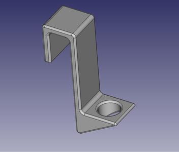 Aquarium Thermometer holder (for 6mm rimless glass)
