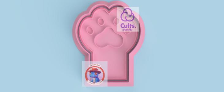 Cat's paw cookie cutter ( Cat's paw cookie cutter )