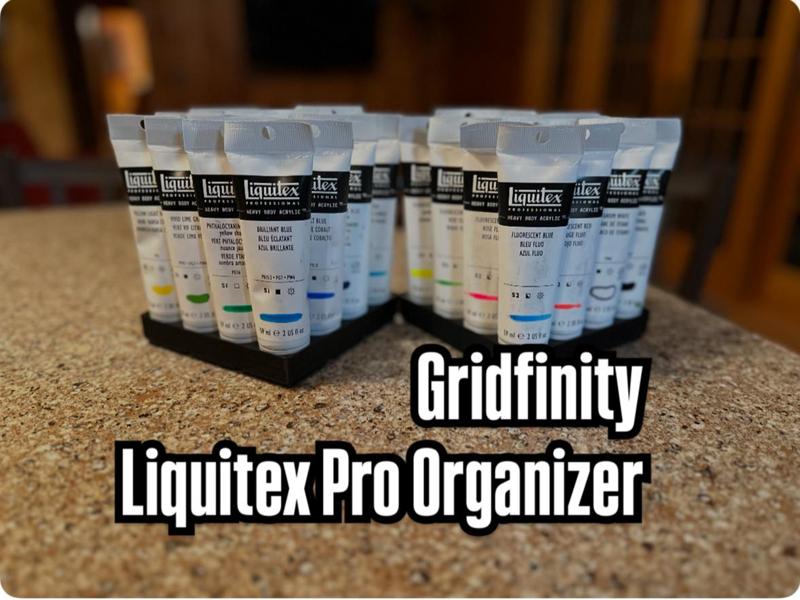 Liquitex Pro 2oz  Paint Organizer (Gridfinity)