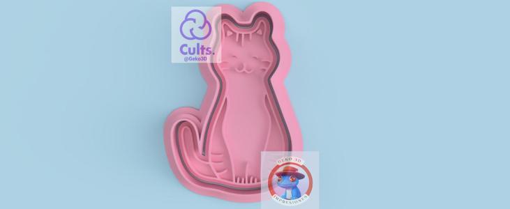 Cat cookie cutter ( Cat cookie cutter )