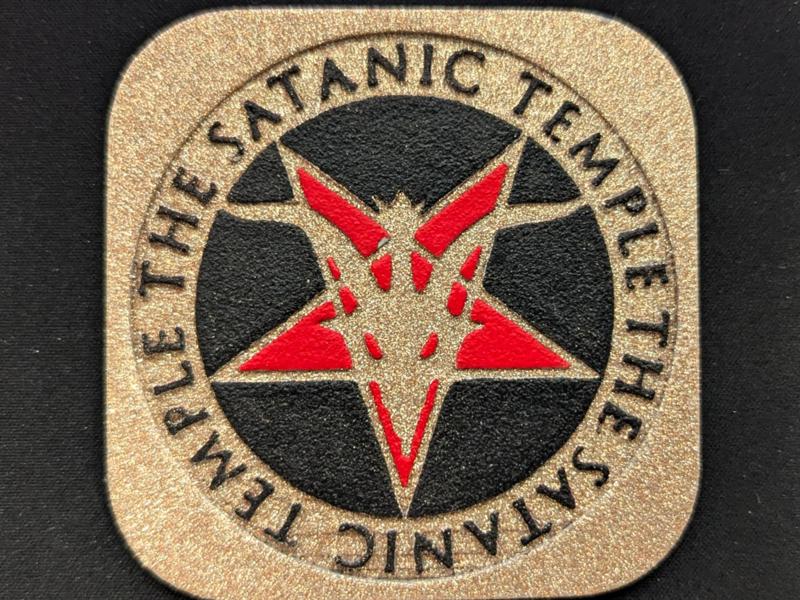 The Satanic Temple Coaster