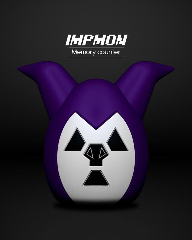 Impmon Digiegg Memory Counter Digimon TCG