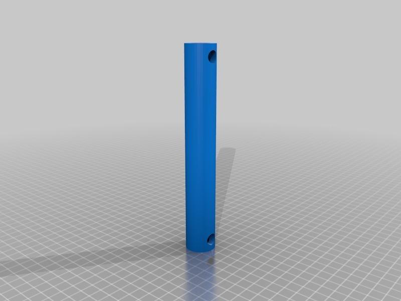 Overhead Filament Spool Holder (Lulzbot Taz) - With Retaining Pin