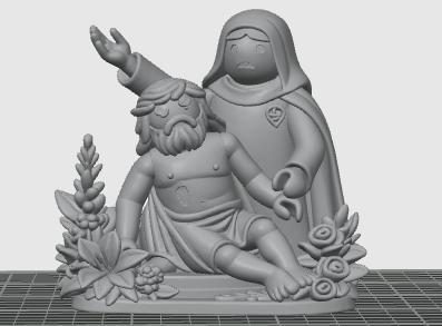 The playmobil mercy Christ Virgin