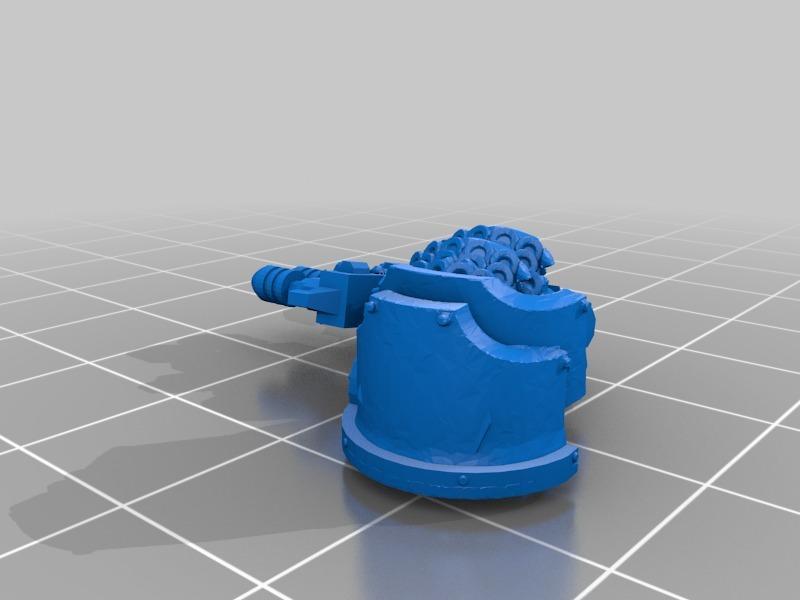 Grave Warden Right Arm Heavy Flamer