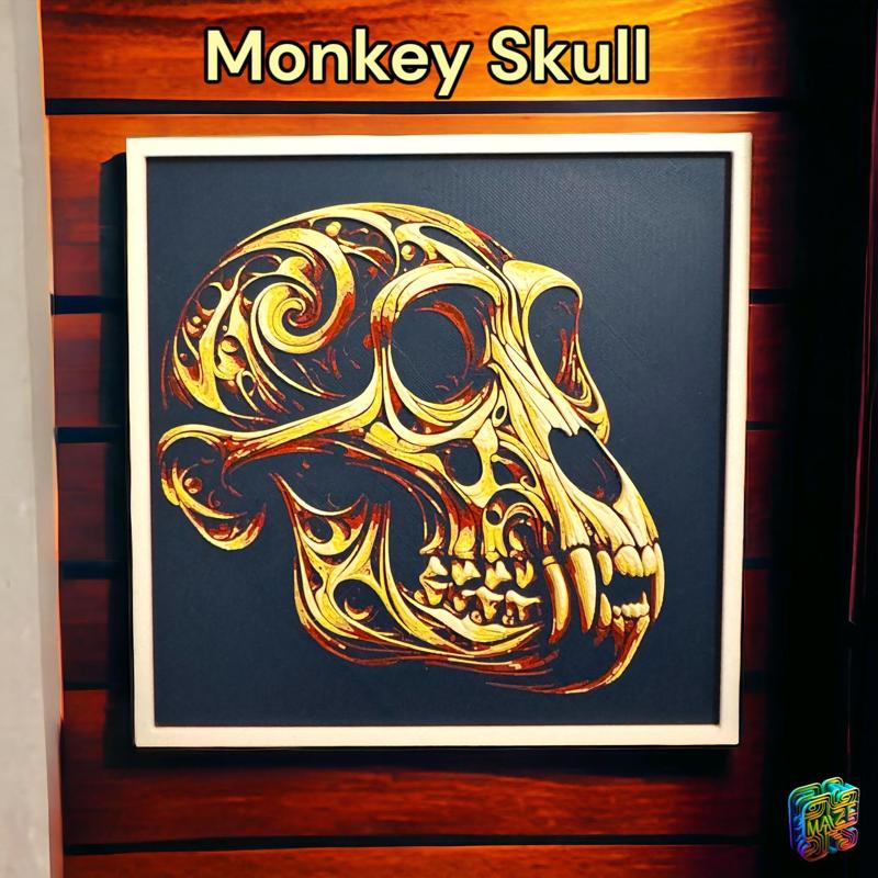 Monkey Skull I