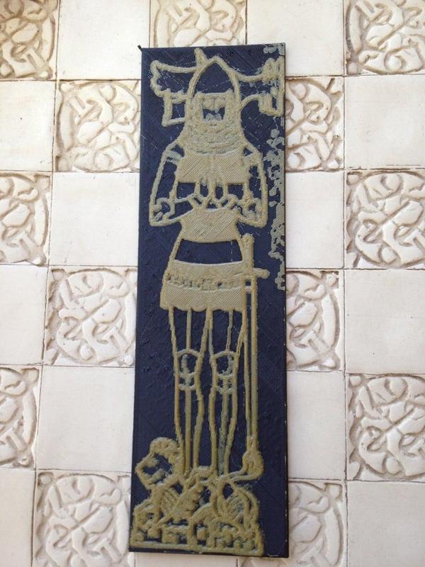 Knight for Brass Rubbing