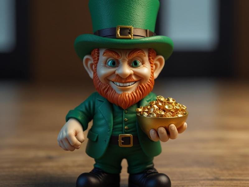 Fun Leprechaun Pot O Gold Figurine Paint Your Own