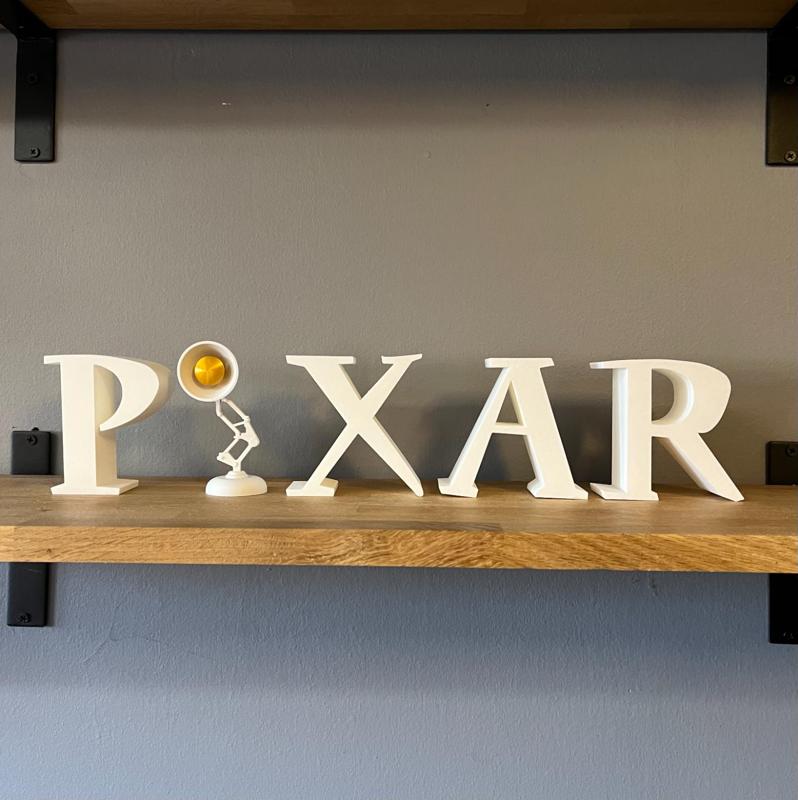 PIXAR Logo With Luxo Lamp