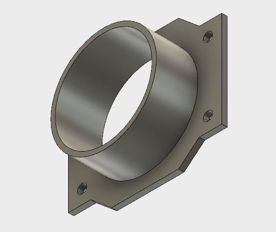 Nissan 300zx to filter cone adaptor for Mass Air Flow Sensor