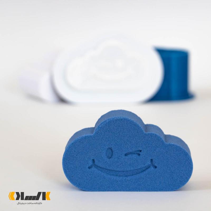 smiley cloud bath bomb mold stl files