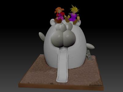 FINAL FANTASY VII PARK AERIS AERITH CLOUD MIDGAR