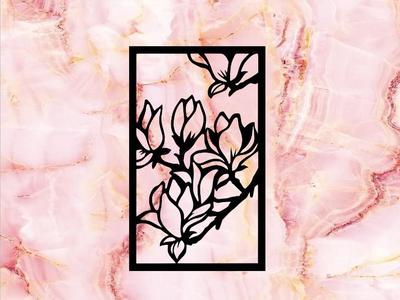 flower mural painting home decoration wall art