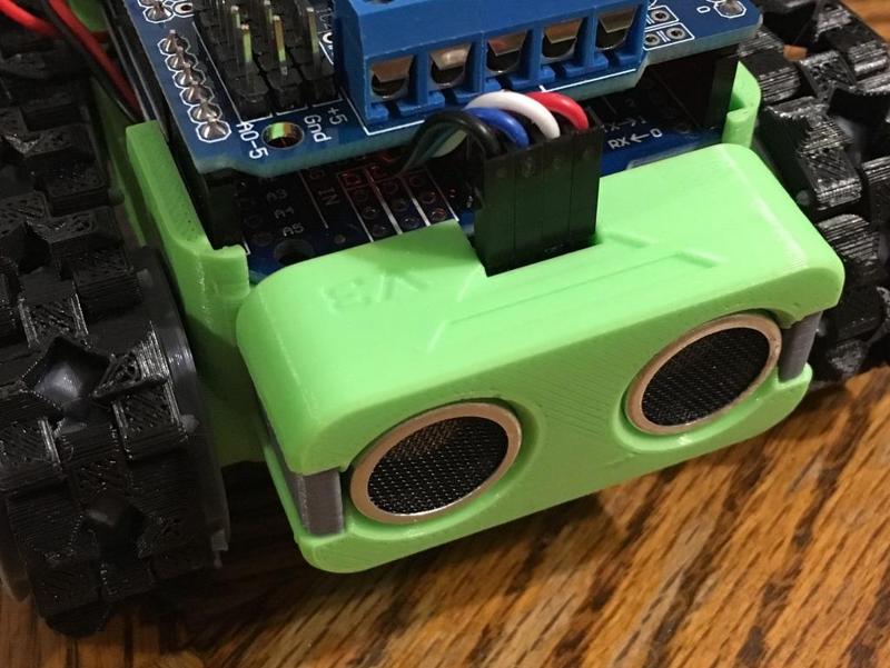 Ultrasonic Housing (Cut out for Pins)