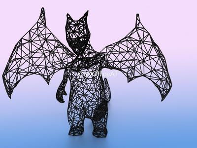 Dragon Charizard UNOPTIMIZED Pokemon WireArt