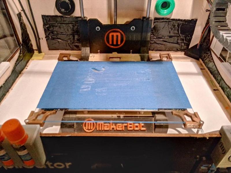 Removable Glass HBP for Replicator 1