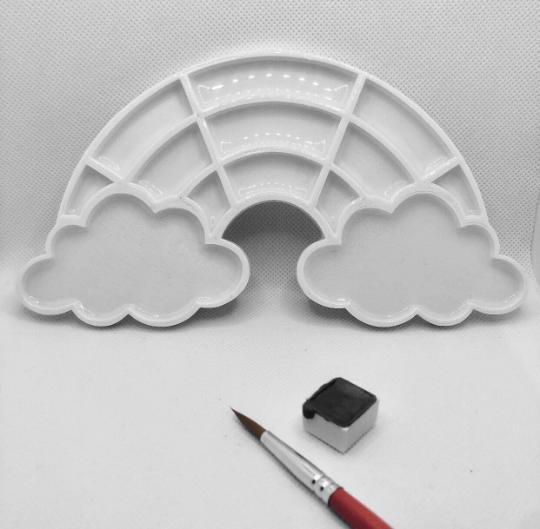 Rainbow Painting Mixing Palette