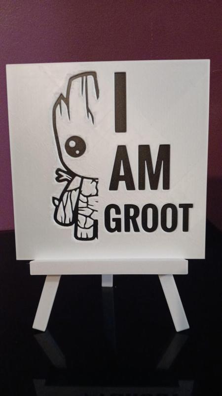 Hueforge Groot cut without AMS