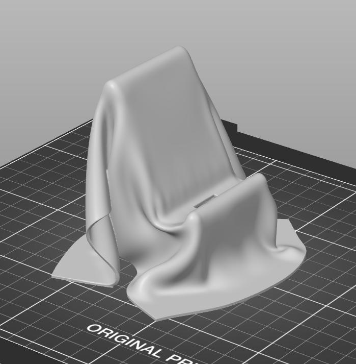 Folded Fabric Phone Stand