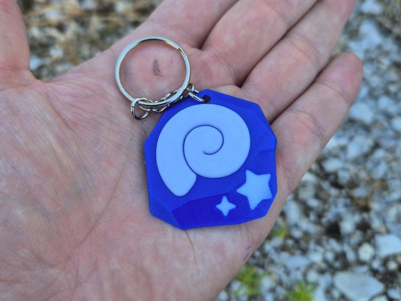 Animal Crossing Fossil Keychain