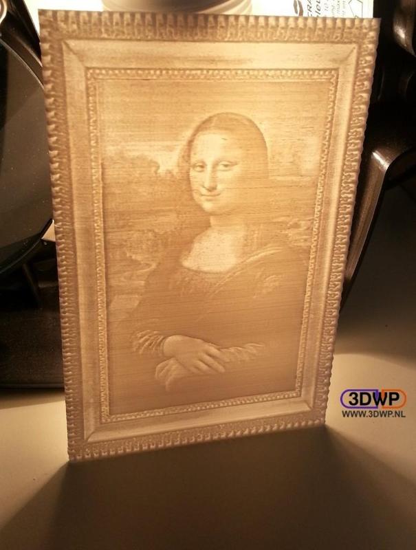 Mona Lisa Lithophane