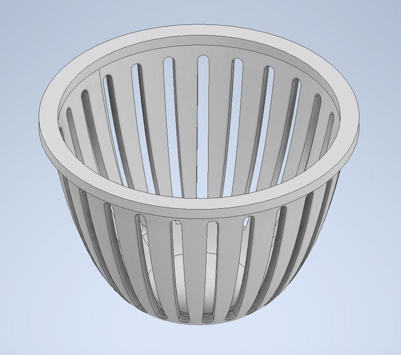 Anemone basket + holder