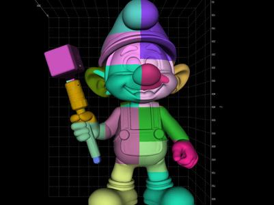 Life-Size Handy Smurf 3D Model 3D Model 
